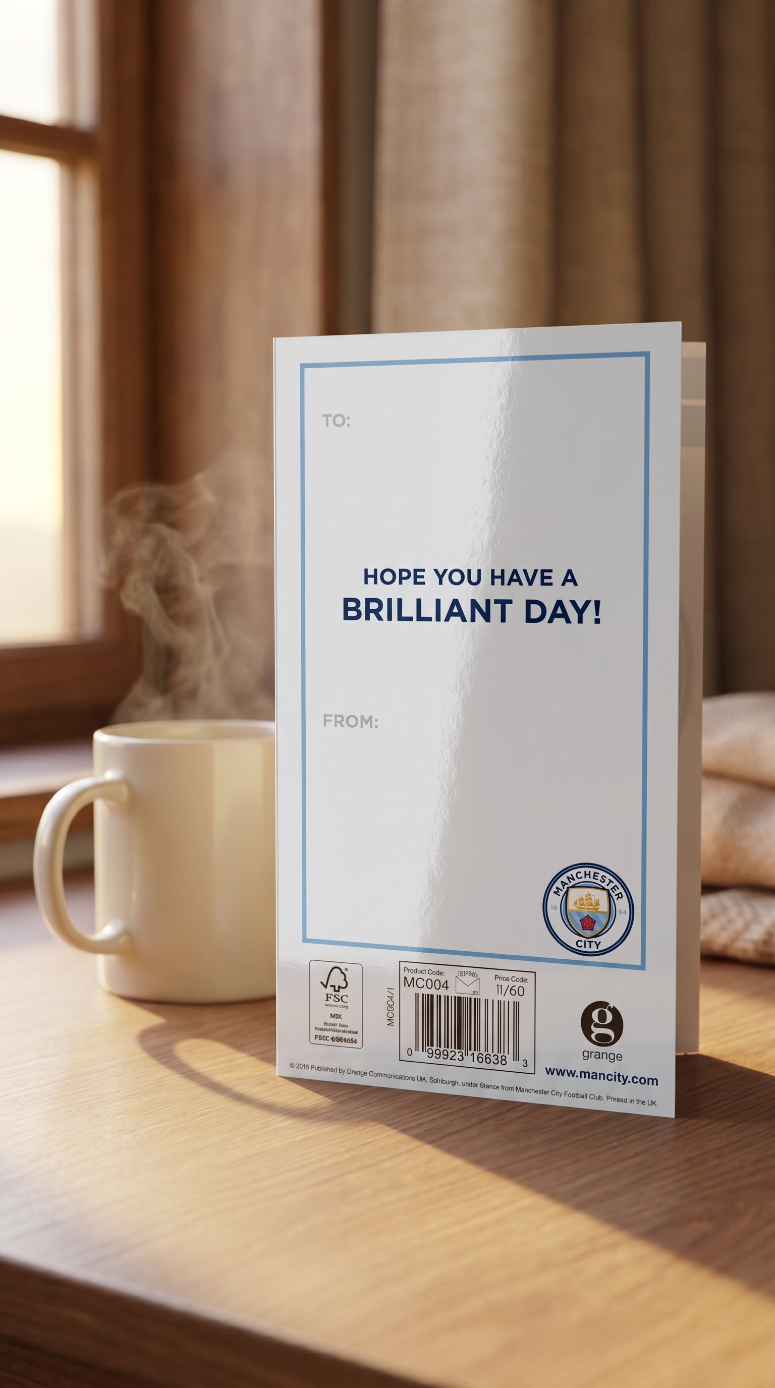 Manchester City Fødselsdagskort