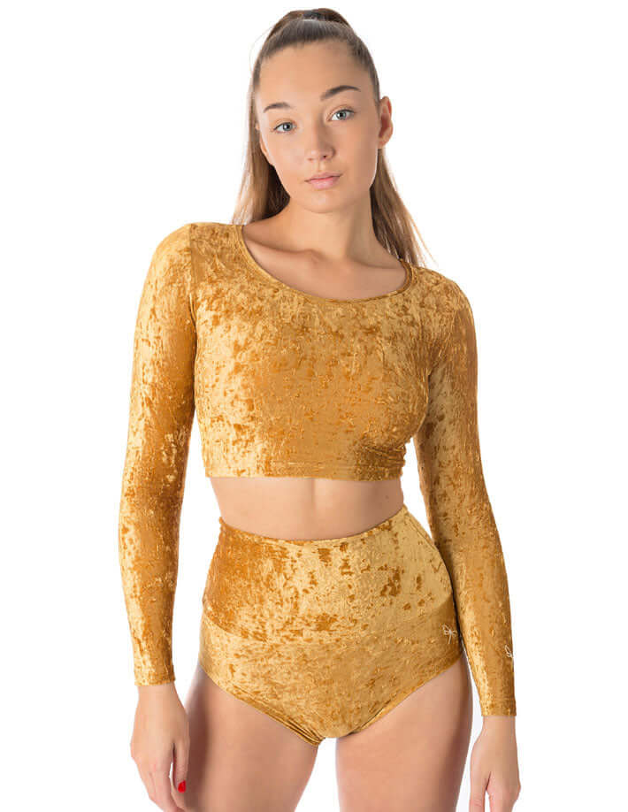 High Waisted Velvet Pole Shorts – Betty