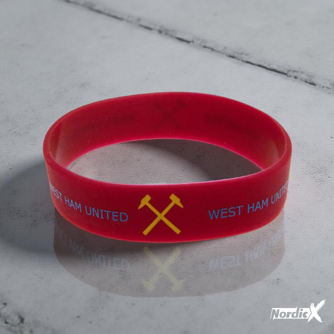 West Ham Silikone Armbånd