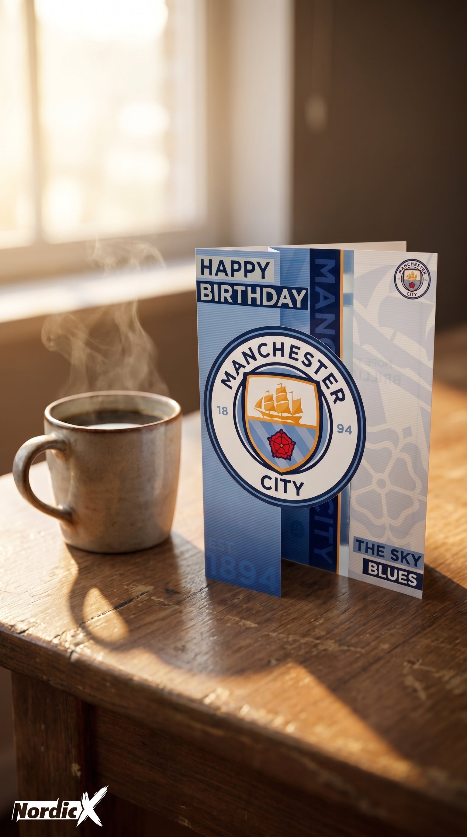 Manchester City Fødselsdagskort