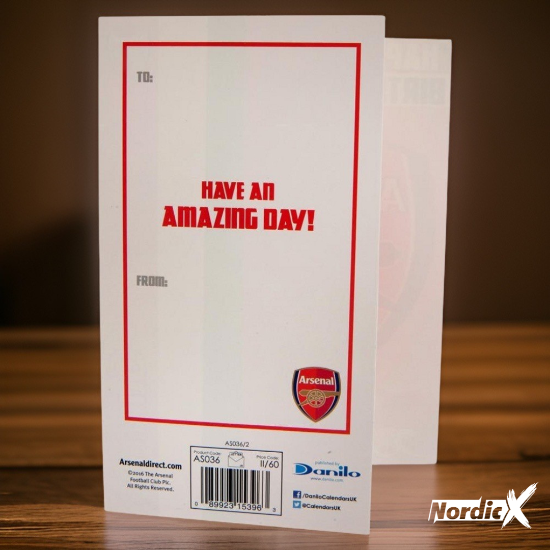 Arsenal FC Fødselsdagskort