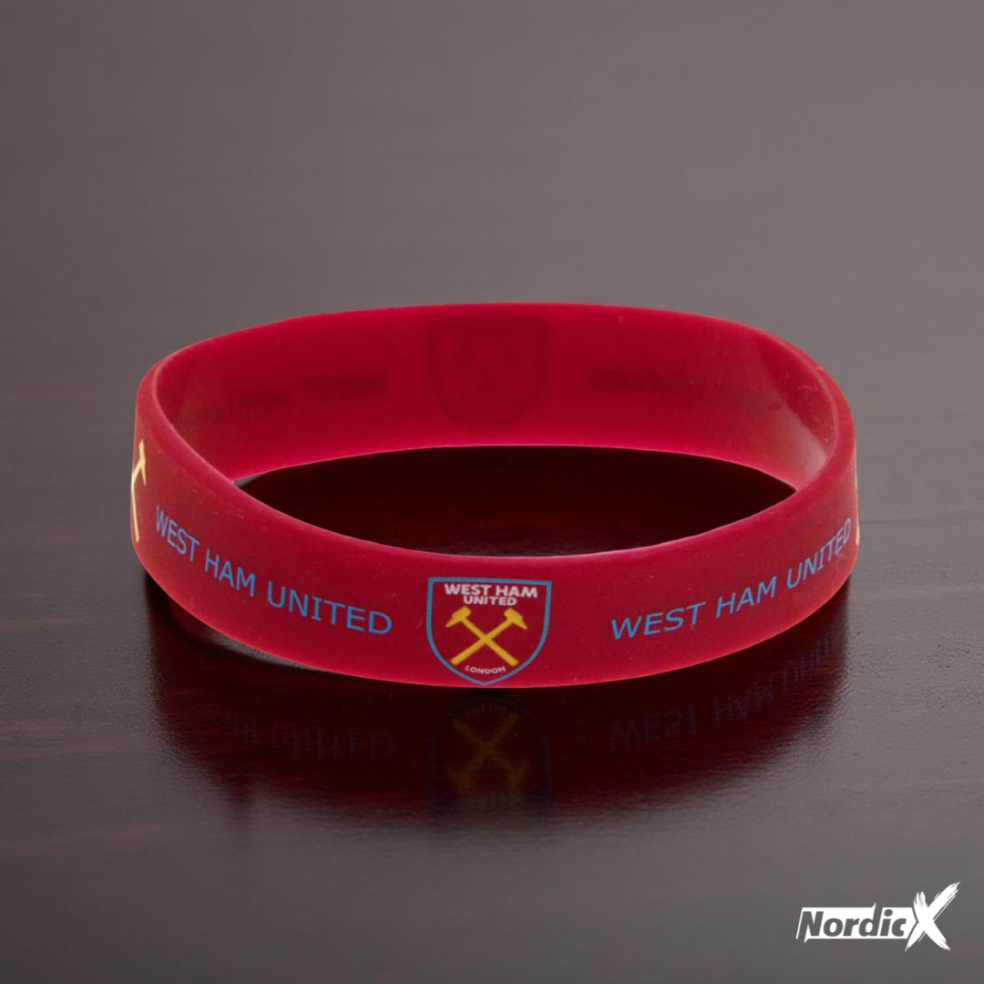 West Ham Silikone Armbånd